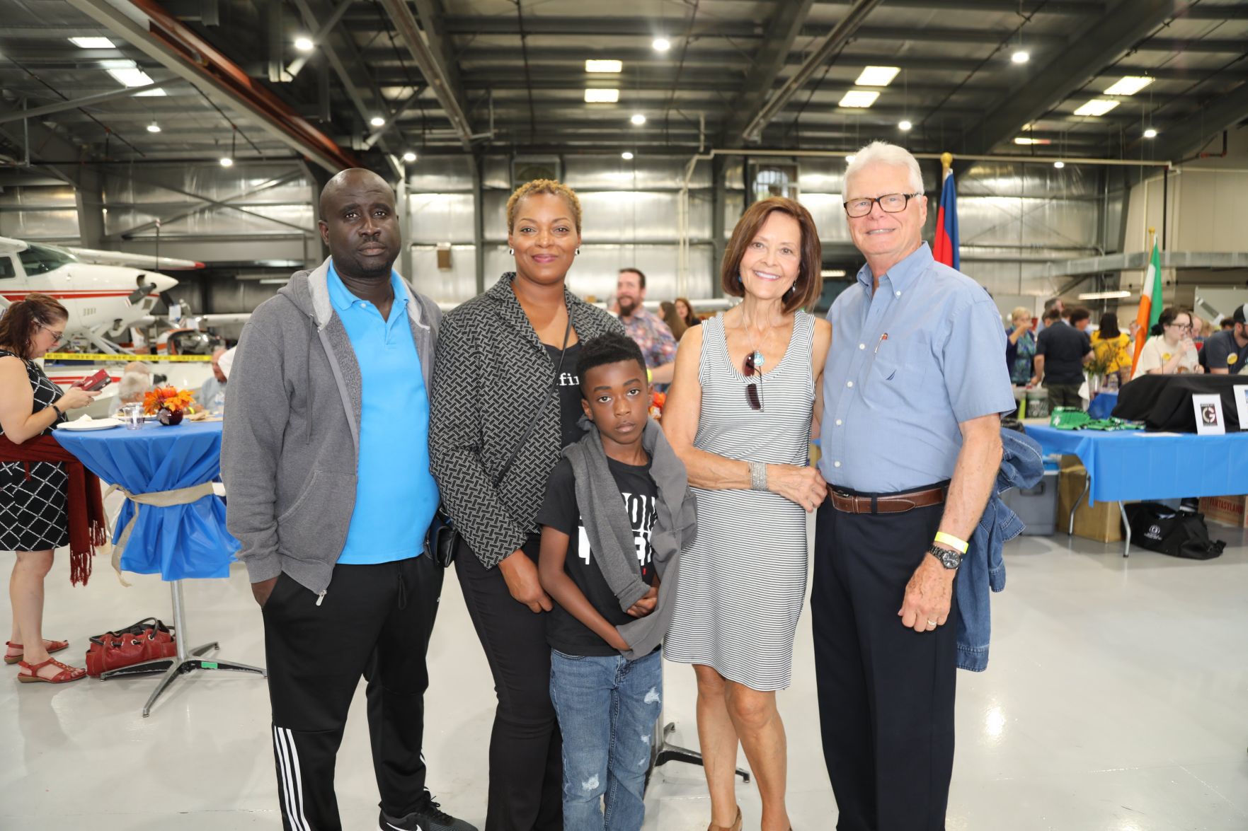 Nerman Nathie, Aisha and Jordan Sharif, Paula and Randy Schuermann